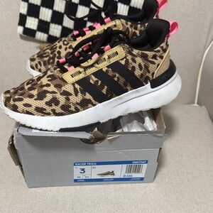 Adidas Kids Leopard Print Sneakers